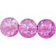 Crackle Glass Beads Strands UK-GGC8mmY-A27-K-1
