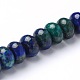 Natural Chrysocolla and Lapis Lazuli Beads Strands UK-G-L384-03-10x6mm-K-3