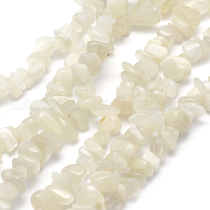 Natural Moonstone Beads Strands UK-G-P332-01-1