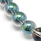 Electroplate Glass Beads Strands UK-EGLA-J001-10mm-C10-K-2