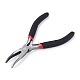 Carbon Steel Bent Nose Jewelry Plier for Jewelry Making Supplies UK-P021Y-5