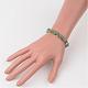 Natural Green Aventurine Chip Beaded Stretch Bracelets UK-BJEW-JB02243-01-3