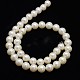 Natural Cultured Freshwater Pearl Beads Strands UK-PEAR-L001-I-13-3