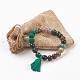 Natural Gemstone Beads Stretch Charm Bracelets UK-BJEW-JB03728-5