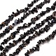 Natural Black Onyx Chip Bead Strands Dyed & Heated UK-G-M205-43-1