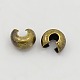 Brass Crimp Beads Covers UK-EC266-NFAB-2