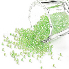 Green Yellow Glass Seed Beads