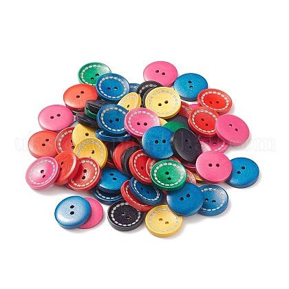 Round 2-hole Basic Sewing Button UK-NNA0Z8G-1