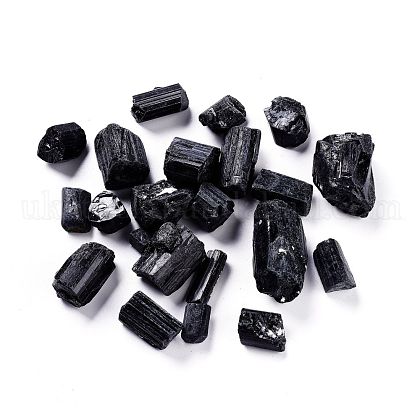 Rough Raw Natural Black Tourmaline Beads UK-G-I302-01-1