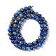 Natural Lapis Lazuli Round Beads Strands UK-G-I181-09-6mm-2