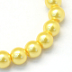 Baking Painted Pearlized Glass Pearl Round Bead Strands UK-HY-Q003-6mm-67-2